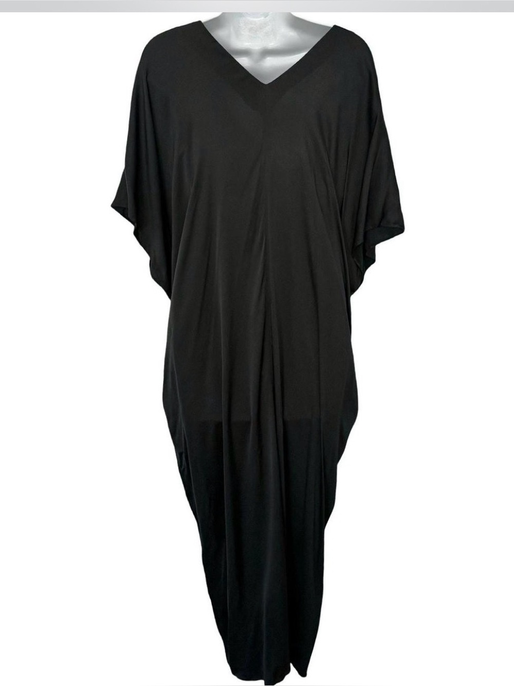 Zara Black V-Neck Dress